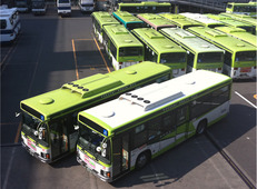 White-painted bus roofs